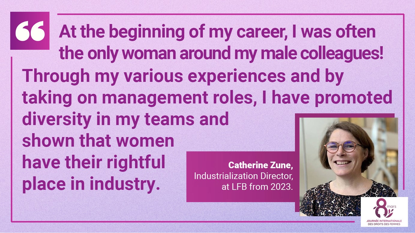 Catherine, Industrialization Director, at LFB from 2023.
