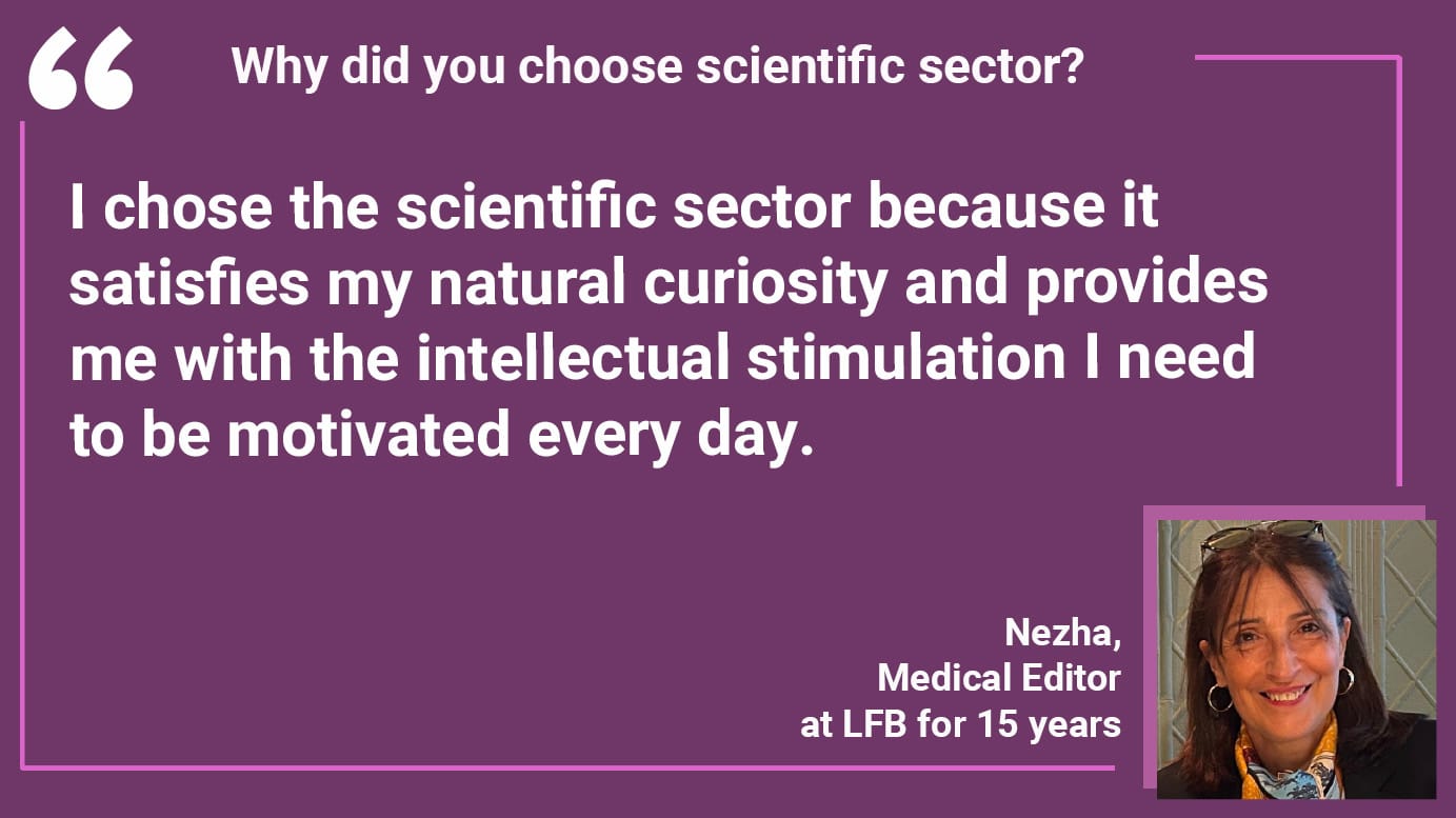 Why did you choose scientific sector? Nezha: I chose the scientific sector because it satisfies my natural curiosity and provides me with the intellectual stimulation I need to be motivated every day.